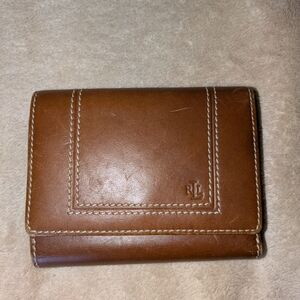 Ralph Lauren Tan Leather Wallet